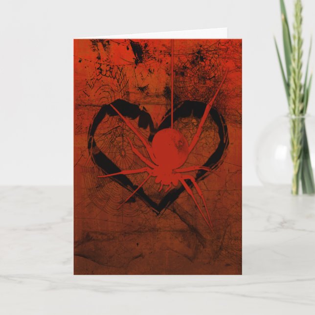 Web de la carte gothique de Valentine d'amour (Devant)