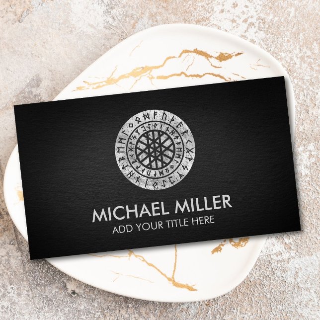 Web de Wyrd et de Runic Alphabet Carte de visite (Créateur téléchargé)