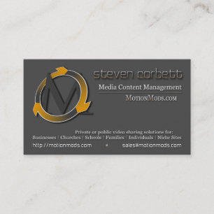 Web Design Business Card - MotionMods.com