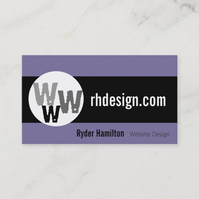 Web Design Business Cards (Front)