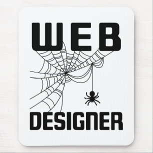 Web Designer Design Website Developer Spider Mouse Pad