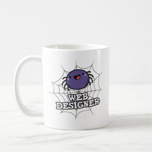 Web Designer Funny Spider Pun Coffee Mug