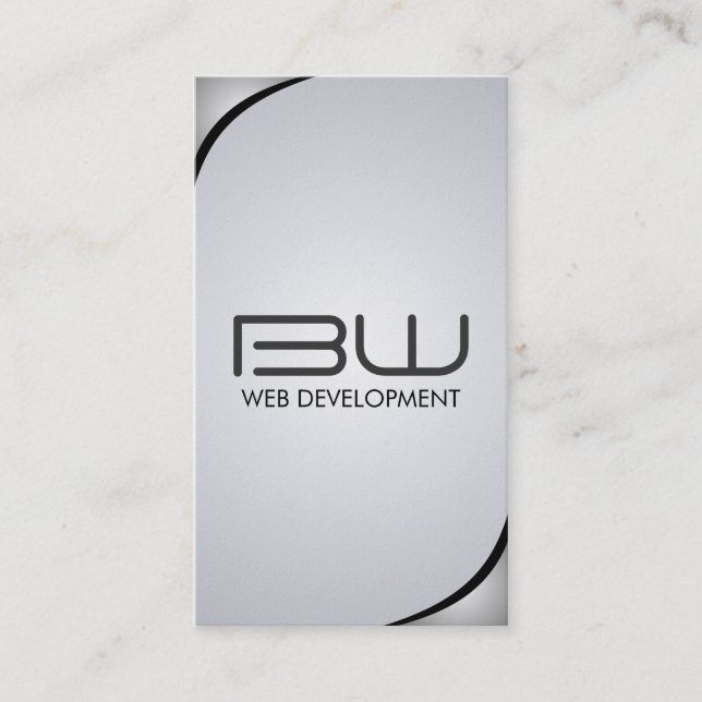 Web Developer - Business Cards (Front)