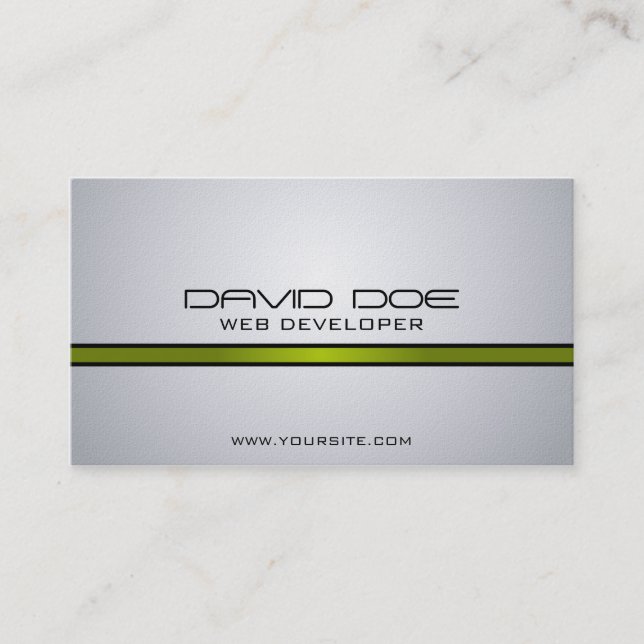 Web Developer - Business Cards (Front)