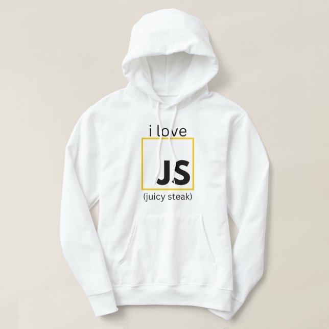 web developer JavaScript funny programming  Hoodie (Design Front)