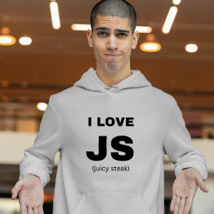 web developer JavaScript funny programming   Hoodie