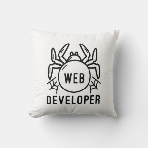 Web Developer Throw Pillow