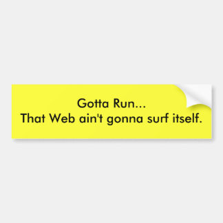 Web Life Bumper Sticker