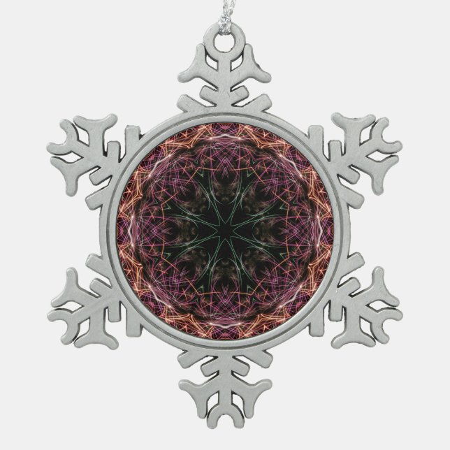Web of Colour Kaleidoscope Ornament (Front)