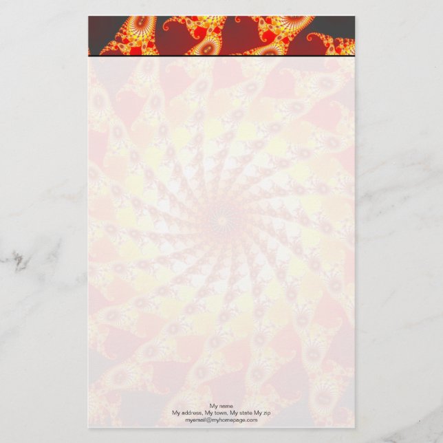Web Of Fire Stationery (Front)