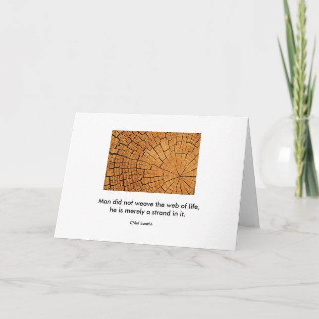 Web of life card (Front)