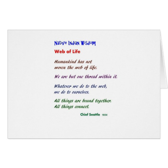 Web of Life : Native American Wisdom (Front Horizontal)