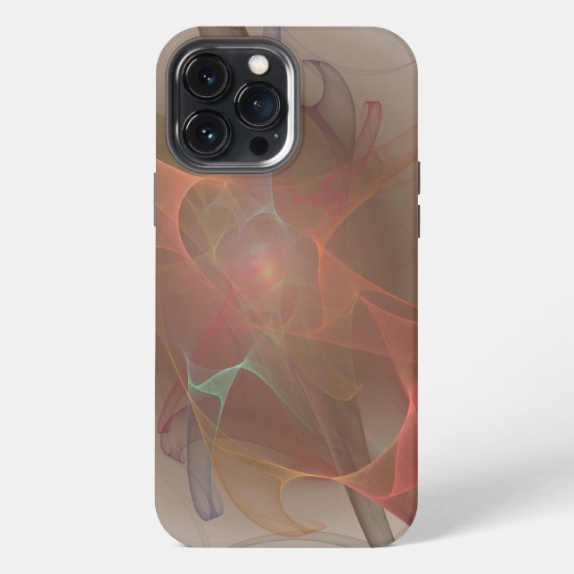 Web of Time abstract art   iPhone Case (Back)