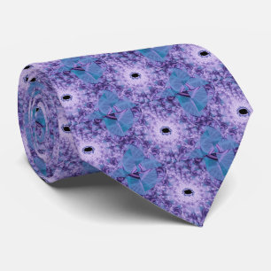 Web   Purple and Blue Fractal Art Tie