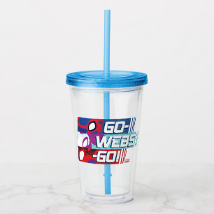 Web Squad Racers Go-Webs-Go! Acrylic Tumbler