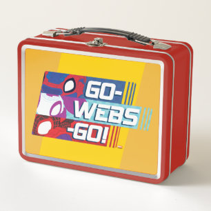 Web Squad Racers Go-Webs-Go! Metal Lunch Box