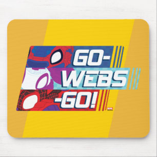Web Squad Racers Go-Webs-Go! Mouse Pad