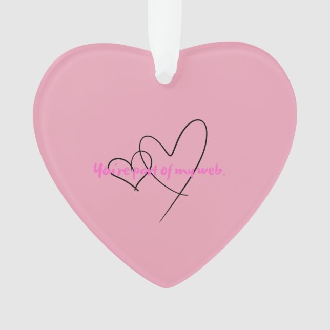 Web Within – Art of Hidden Strength Ornament (Front)