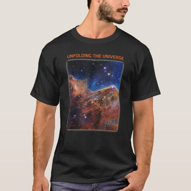 Webb Space Telescope New Image Cosmic Cliffs JWST T-Shirt (Front)