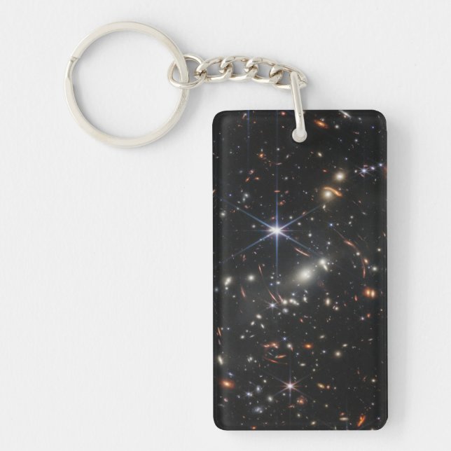 Webb Space Telescope science nasa universe star as Keychain (Front)