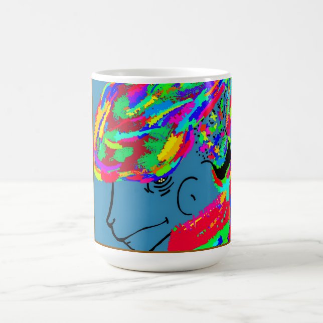 Webbed Scaled Fantasy Creature Coffee Mug (Center)