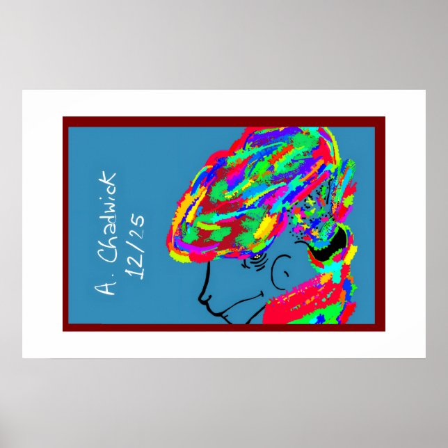 Webbed Scaled Fantasy Creature Poster (Front)