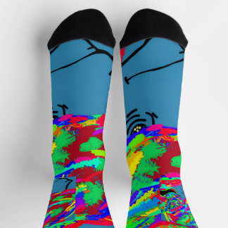 Webbed Scaled Fantasy Creature Socks