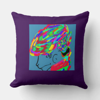 Webbed Scaled Fantasy Creature Throw Pillow
