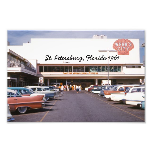 Webb's City St. Petersburg Florida Photo Print (Front)
