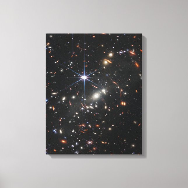 Webb's First Deep Field View of the Universe  Canvas Print (Front)