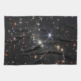 Webb's First Deep Field View of the Universe Kitchen Towel