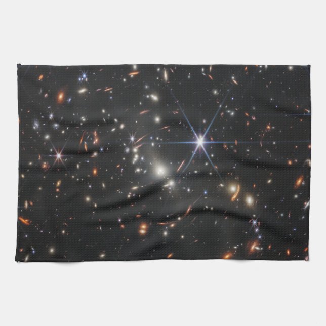 Webb's First Deep Field View of the Universe  Kitchen Towel (Horizontal)