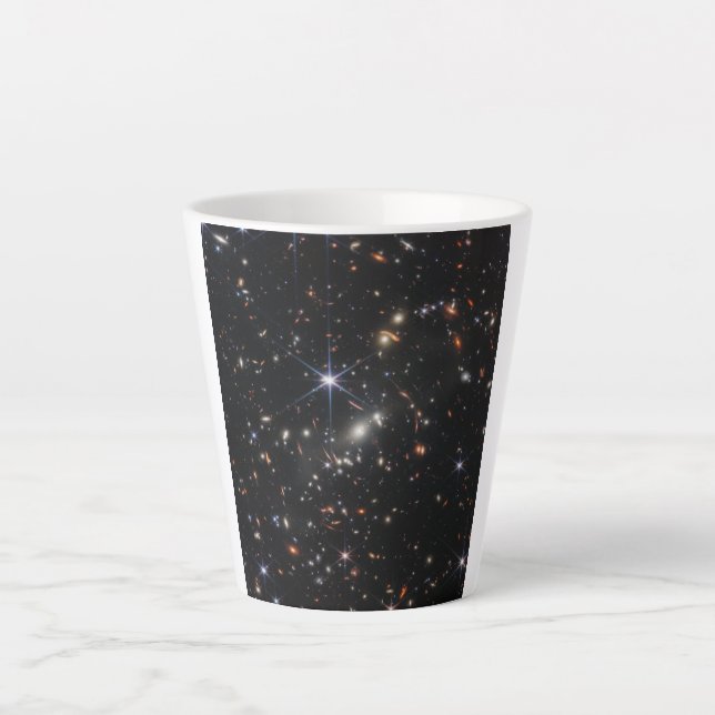Webb's First Deep Field View of the Universe  Latte Mug (Front)