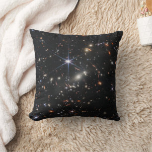 Webb's First Deep Field View of the Universe  Throw Pillow