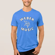 Weber Music (white letters/black outline)