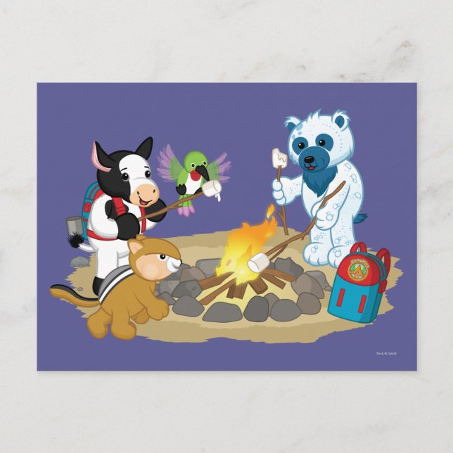 Webkinz | Campfire Marshmallows 2 Postcard (Front)