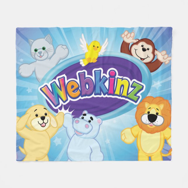 Webkinz: Come In and Play Fleece Blanket (Front (Horizontal))