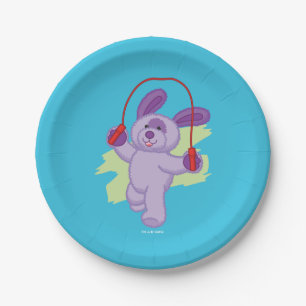 Webkinz Grape Soda Pup Skipping Rope Paper Plate