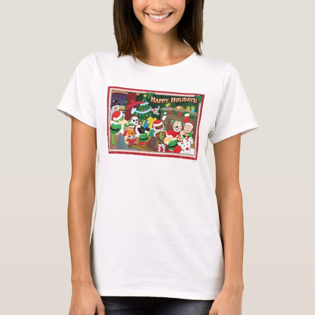 Webkinz Happy Holidays! T-Shirt (Front)