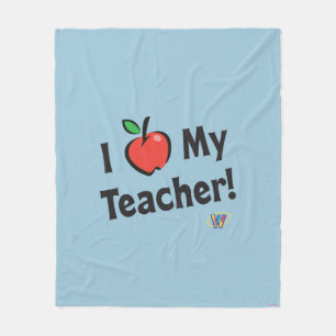 Webkinz: I Love My Teacher! Fleece Blanket