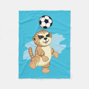 Webkinz   Meerkat Playing Soccer Fleece Blanket