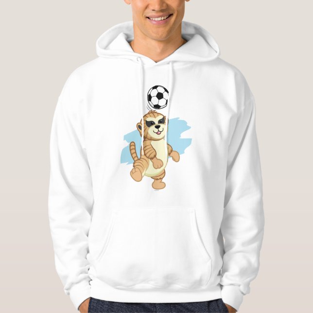 Webkinz | Meerkat Playing Soccer Hoodie (Front)