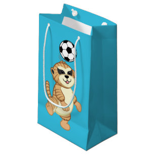 Webkinz   Meerkat Playing Soccer Small Gift Bag