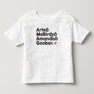Webkinz Names Design Toddler T-shirt