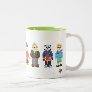 Webkinz Pixel Hosts Two-Tone Coffee Mug