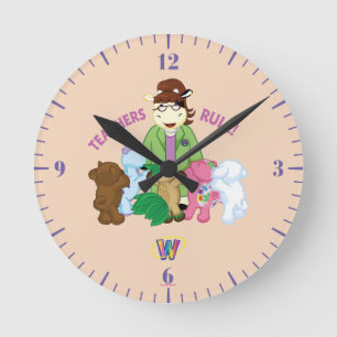 Webkinz: Teachers Rule! Round Clock