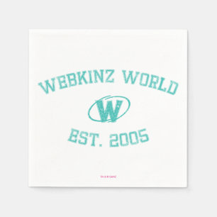 Webkinz World Est. 2005 Napkin