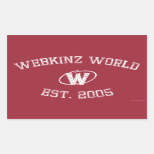 Webkinz World Est. 2005 Sticker