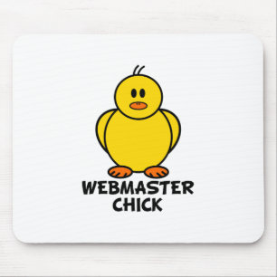 Webmaster Chick Mouse Pad