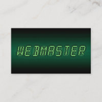 webmaster : digital readout